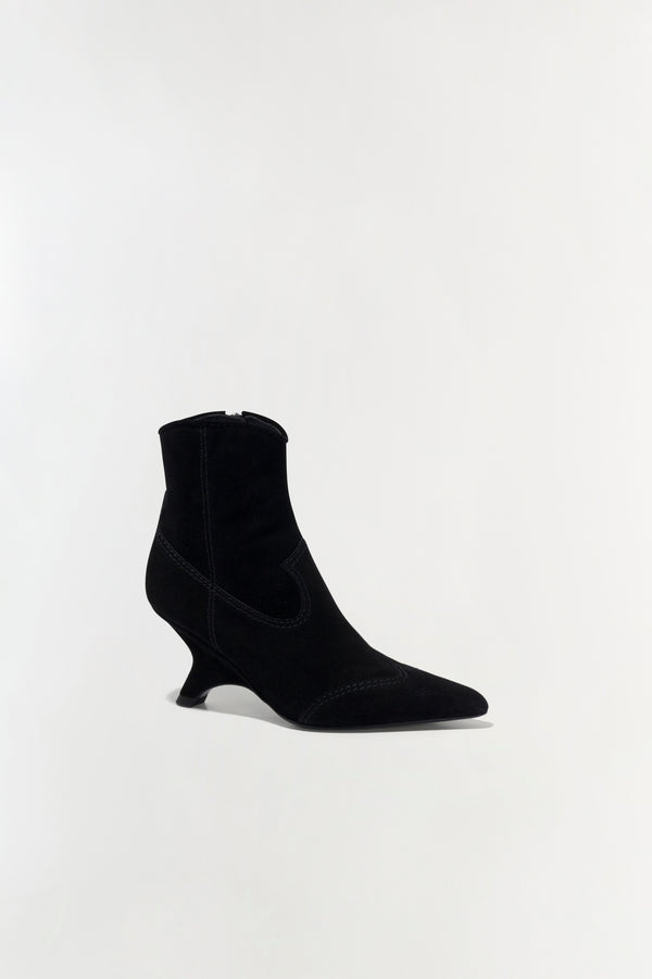 Jonathan Simkhai Shadow Suede Ankle Boot Black