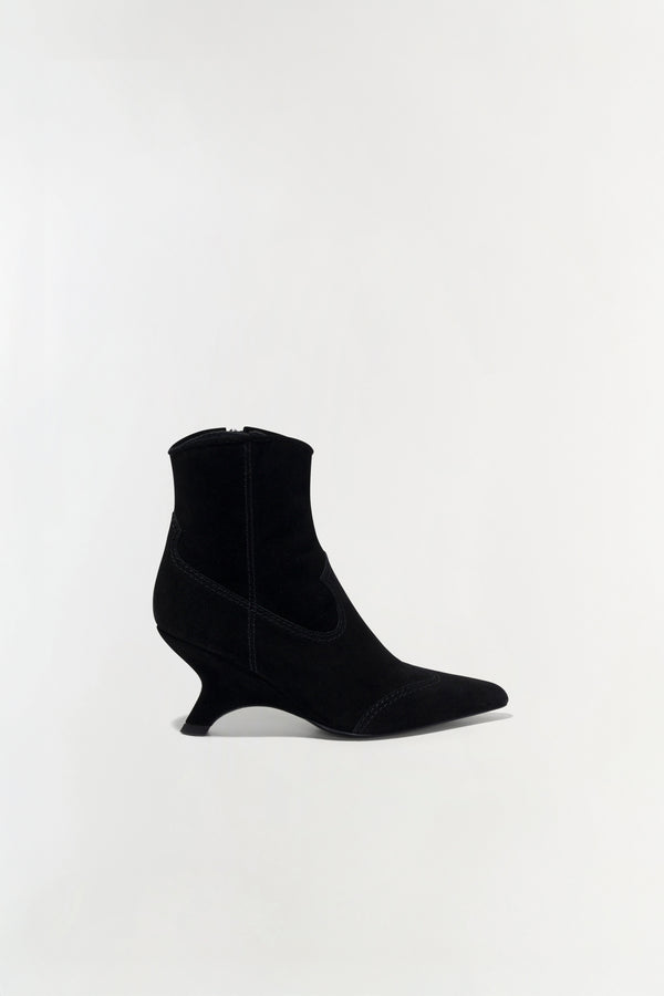 jonathan simkhai Shadow Suede Ankle Boot Black