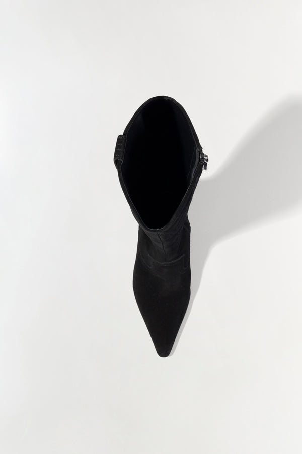 Jonathan Simkhai Shadow Suede Knee High Boot Black