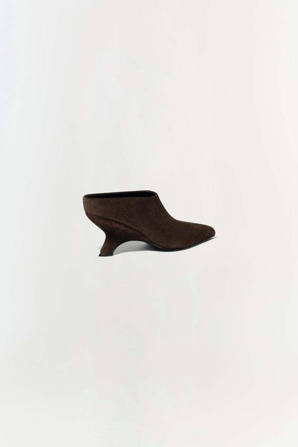 Jonathan Simkhai Shadow Suede Mule CACAO