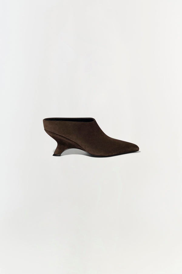jonathan simkhai Shadow Suede Mule CACAO