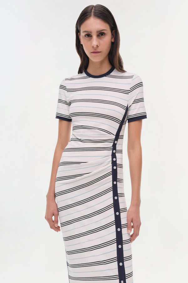 Jonathan Simkhai Shanna Dress WHITE MULTI STRIPE