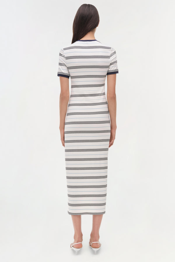 Jonathan Simkhai Shanna Dress WHITE MULTI STRIPE