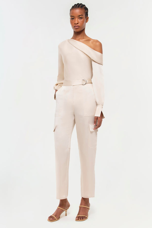 Jonathan Simkhai Signature Alice Top CHAMPAGNE