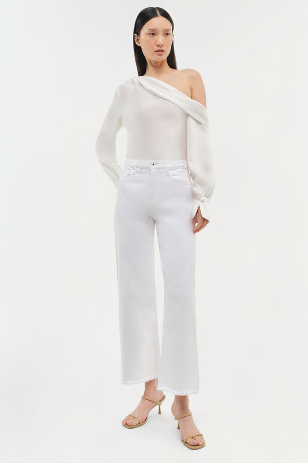 Jonathan Simkhai Signature Alice Top WHITE