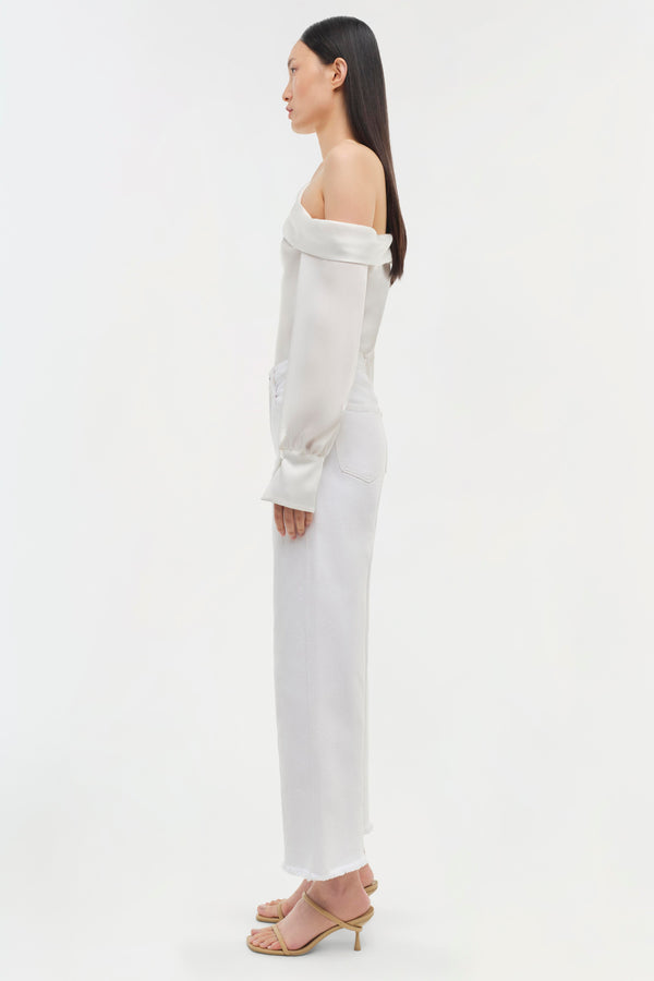 Jonathan Simkhai Signature Alice Top WHITE