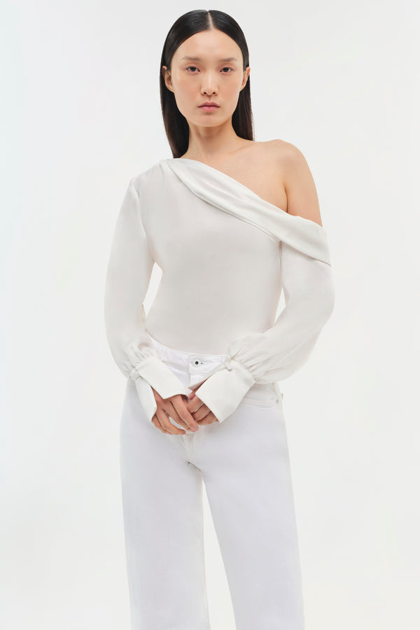 jonathan simkhai Signature Alice Top WHITE