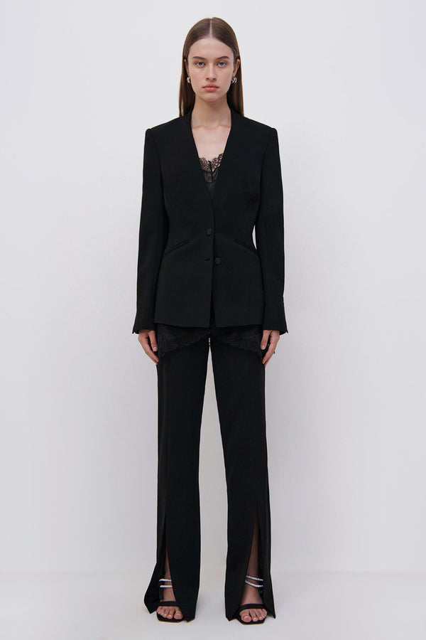 Jonathan Simkhai Signature Allie Blazer BLACK