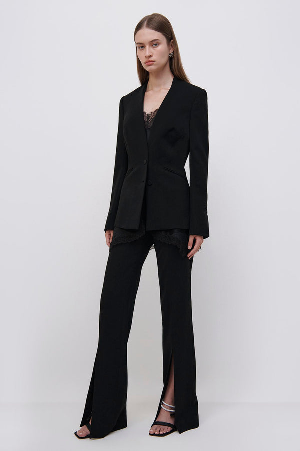 Jonathan Simkhai Signature Allie Blazer BLACK