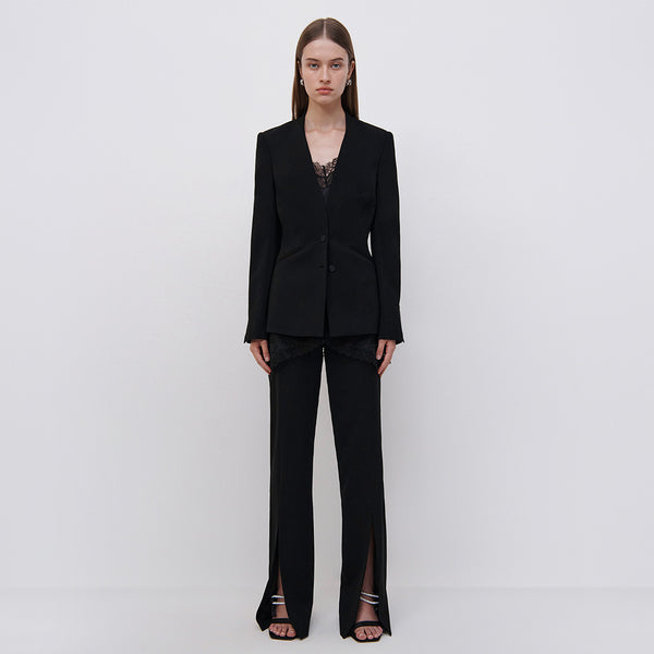 jonathan simkhai Signature Allie Blazer BLACK