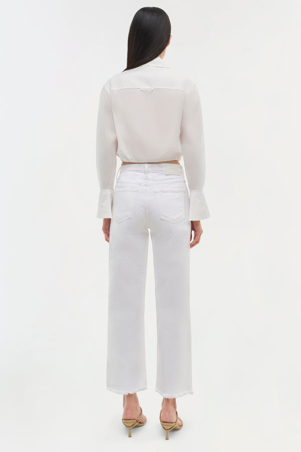 Jonathan Simkhai Signature Blythe Top WHITE