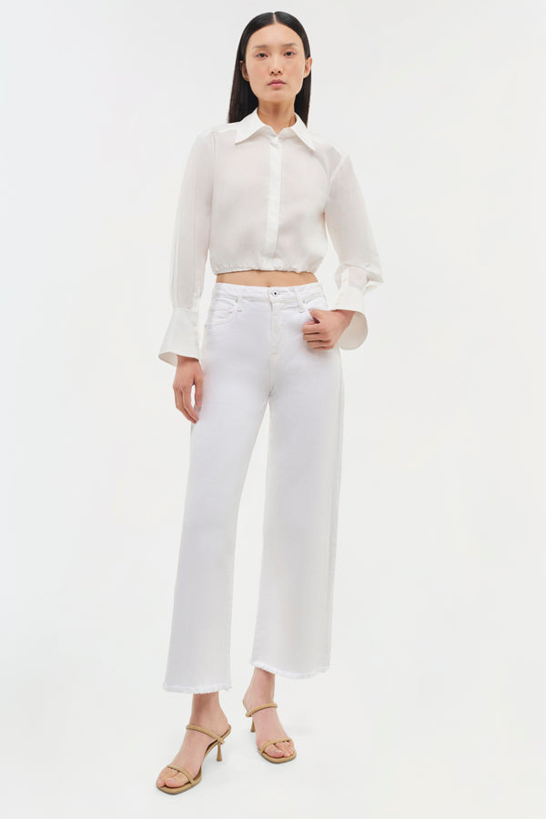 jonathan simkhai Signature Blythe Top WHITE