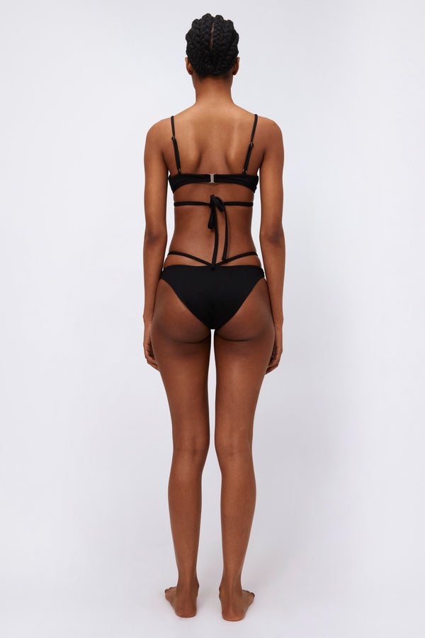 Jonathan Simkhai Signature Emmalynn Bottom Black