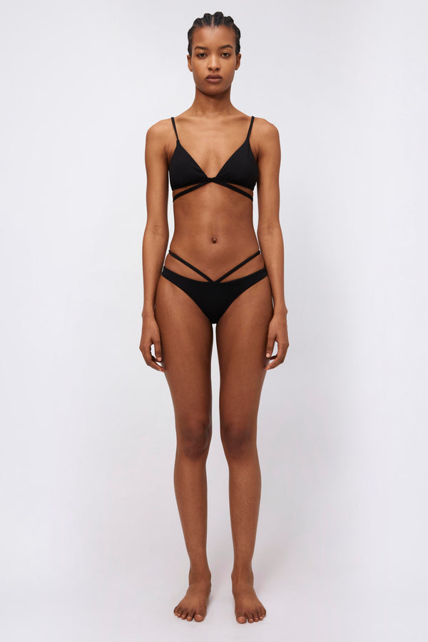 jonathan simkhai Signature Emmalynn Bottom Black