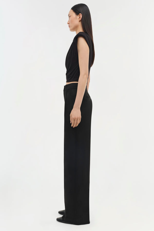 Jonathan Simkhai Signature Estelle Top Black