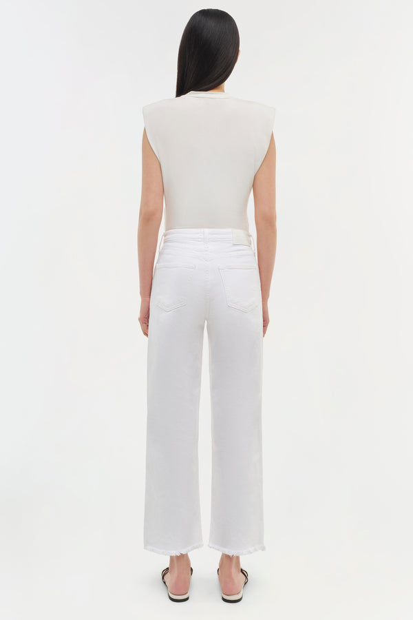 Jonathan Simkhai Signature Estelle Top WHITE