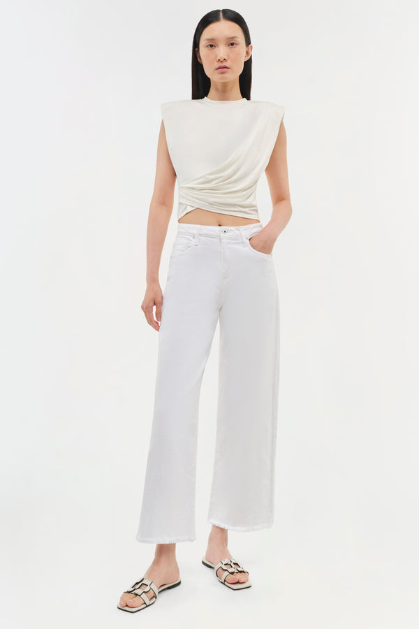jonathan simkhai Signature Estelle Top WHITE