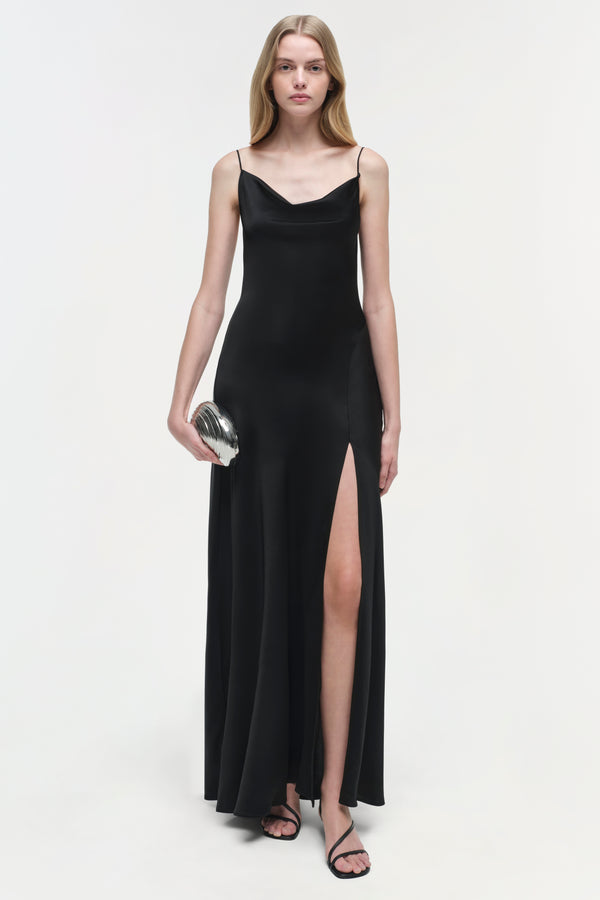 jonathan simkhai Signature Finley Gown BLACK