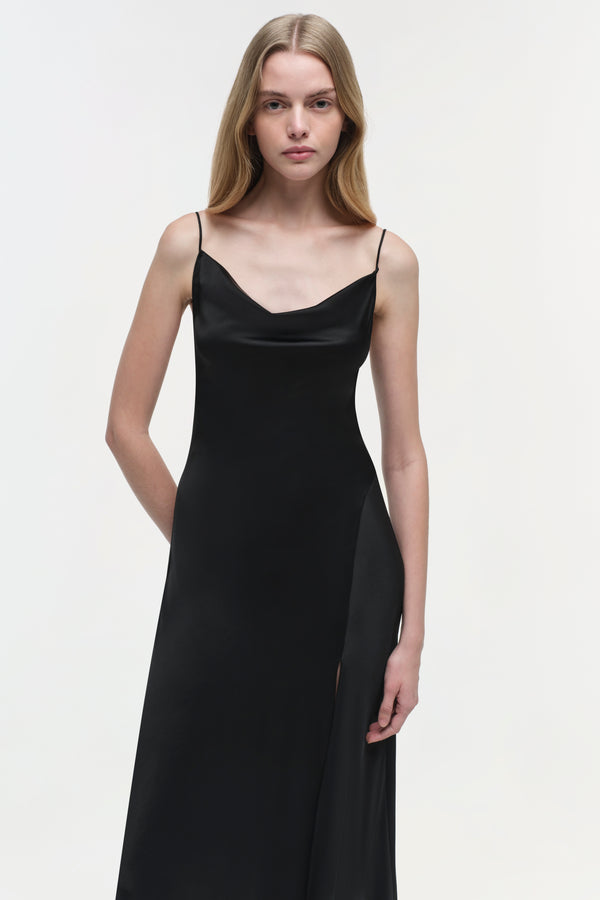 Jonathan Simkhai Signature Finley Gown BLACK