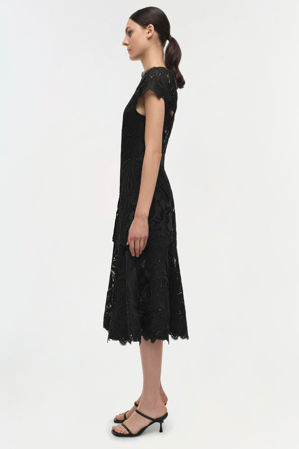 Jonathan Simkhai Signature Laura Lace Dress Black