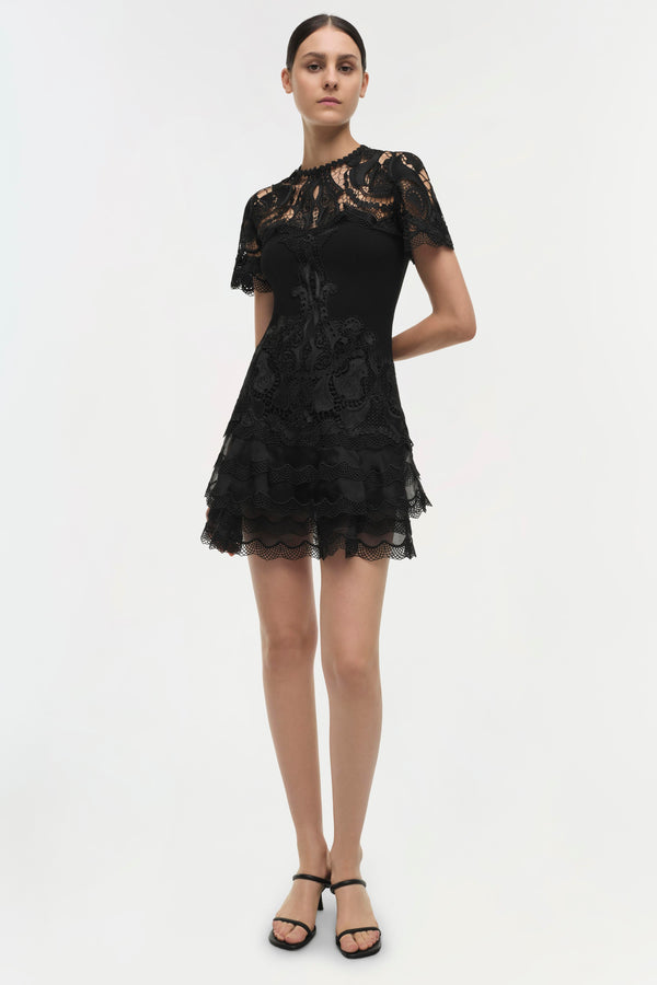 jonathan simkhai Signature Paislee Dress BLACK
