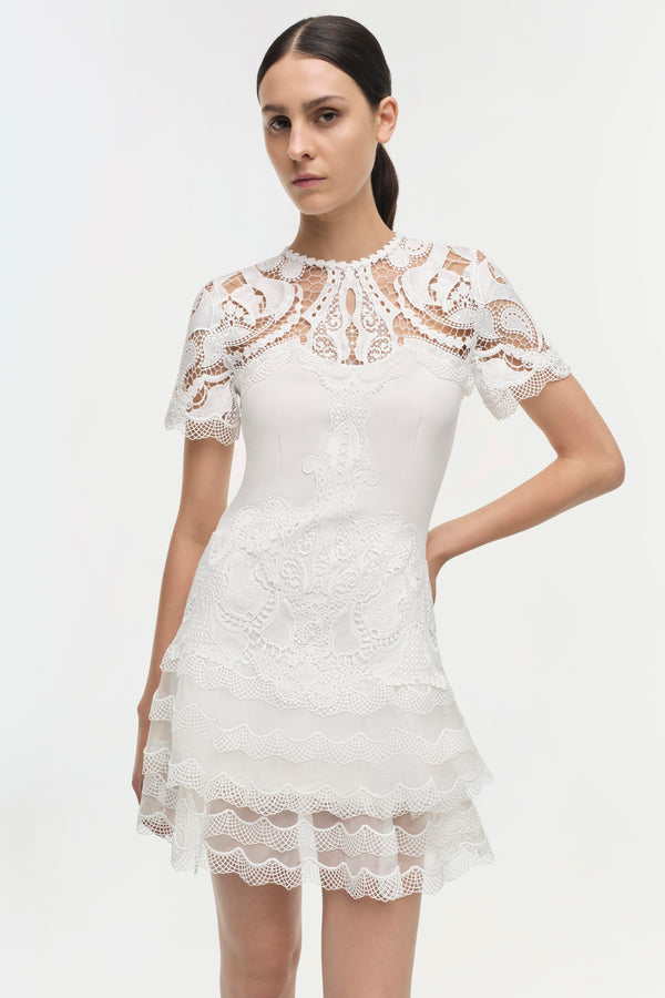 Jonathan Simkhai Signature Paislee Dress WHITE