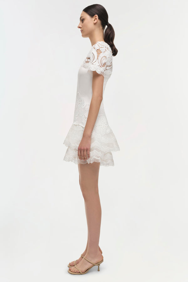 Jonathan Simkhai Signature Paislee Dress WHITE