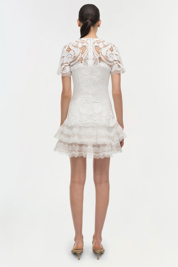 Jonathan Simkhai Signature Paislee Dress WHITE