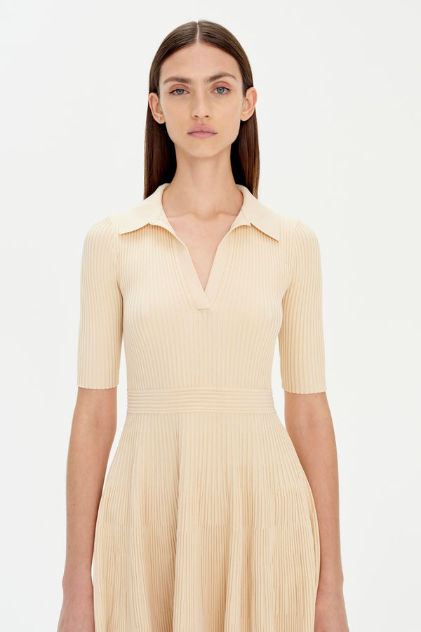 Jonathan Simkhai Signature Patricia Dress Almond