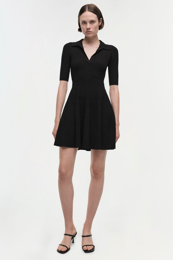 jonathan simkhai Signature Patricia Dress BLACK