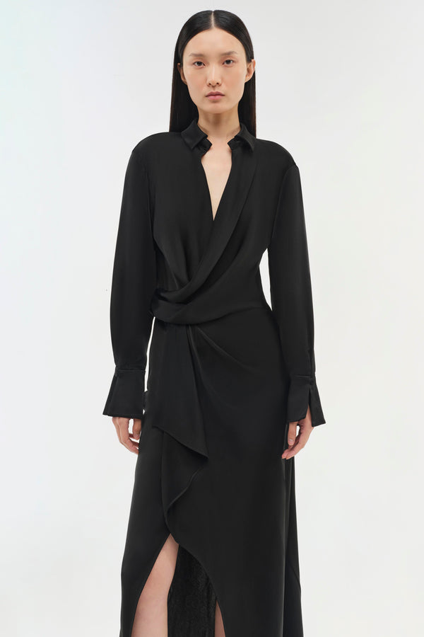 Jonathan Simkhai Signature Talita Dress BLACK