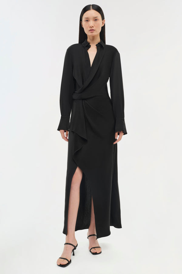 jonathan simkhai Signature Talita Dress BLACK