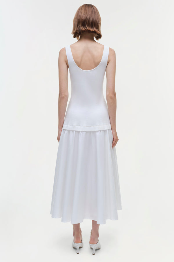 Jonathan Simkhai Silas Dress WHITE