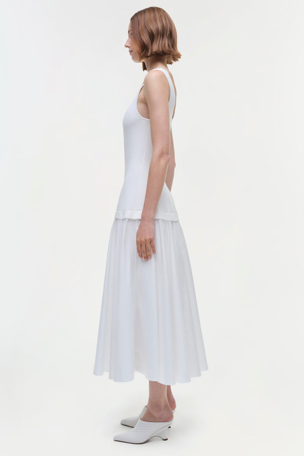 Jonathan Simkhai Silas Dress WHITE