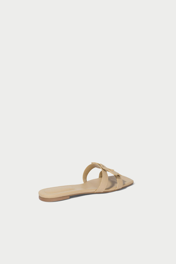 Jonathan Simkhai Simkhai Monogram Slide CAMEL