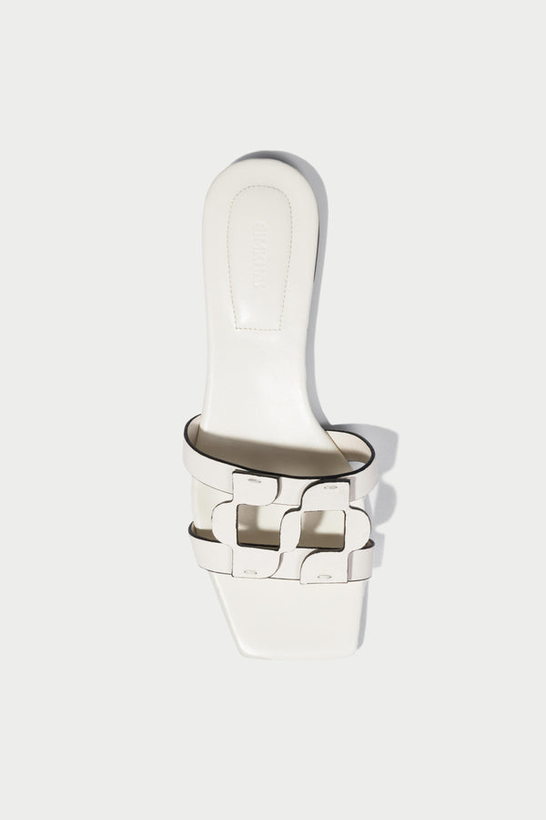 Jonathan Simkhai Simkhai Monogram Slide Ivory