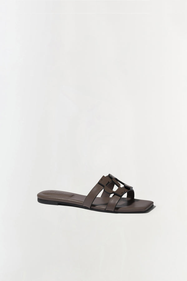 Jonathan Simkhai Simkhai Monogram Slide MOCHA