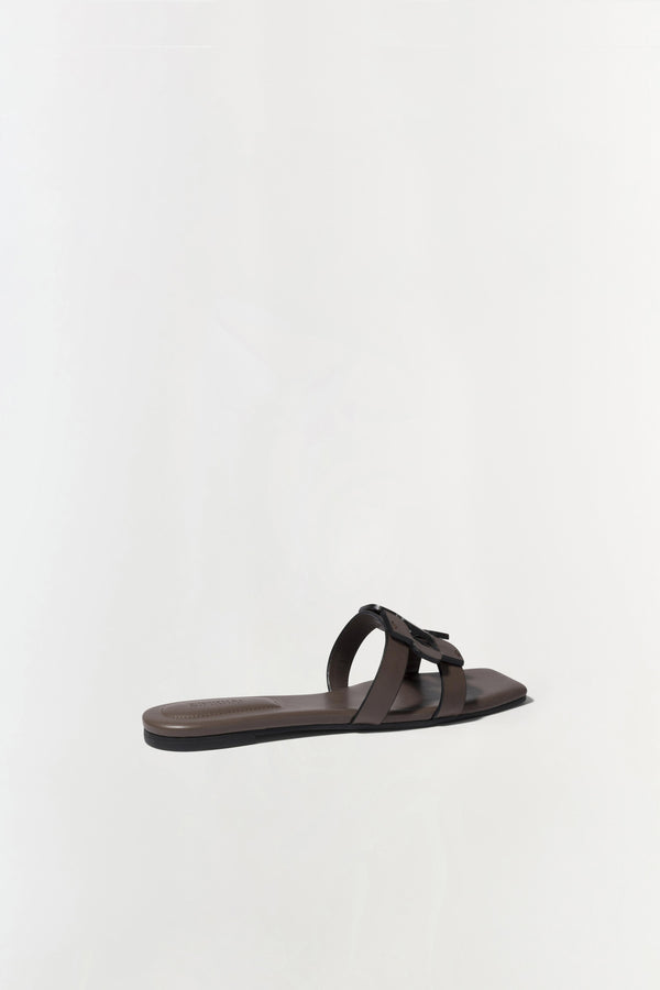 Jonathan Simkhai Simkhai Monogram Slide MOCHA