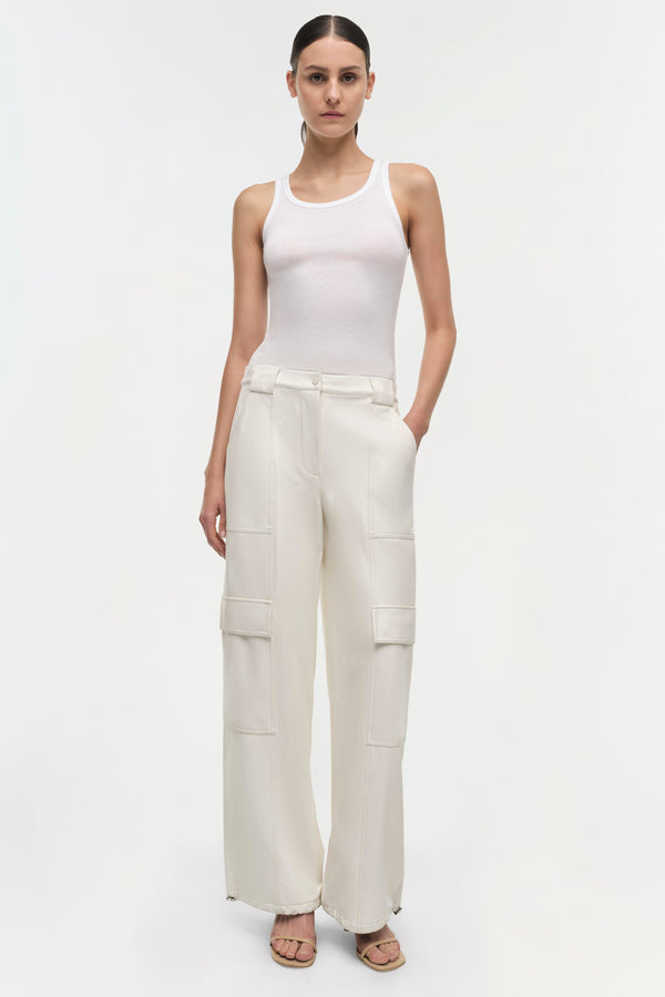 jonathan simkhai Sofia Pant Ivory