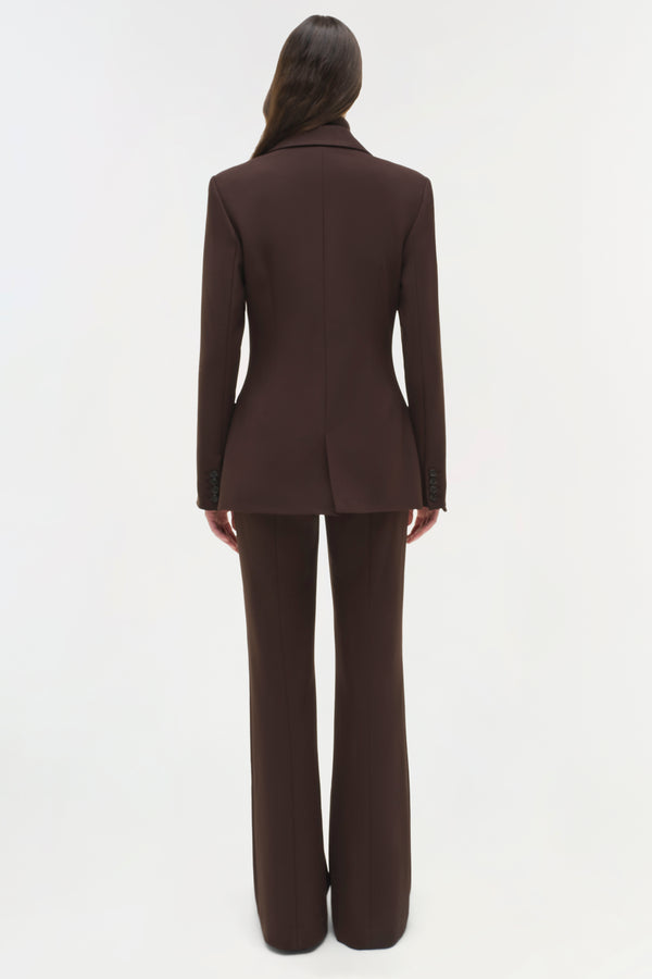 Jonathan Simkhai Surabhi Blazer CHOCOLATE