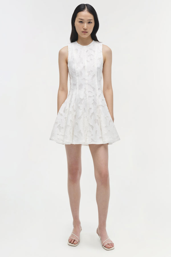 jonathan simkhai Sylvia Dress WHITE