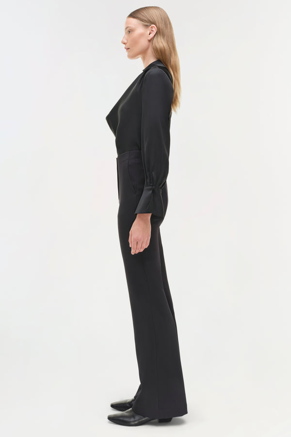 Jonathan Simkhai Symone Satin Top Black