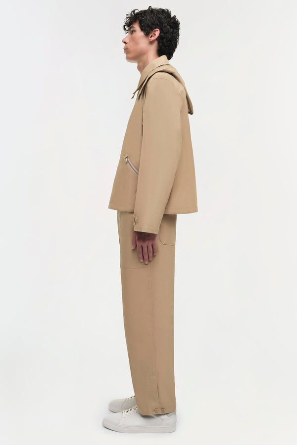 Jonathan Simkhai Ward Jacket Khaki