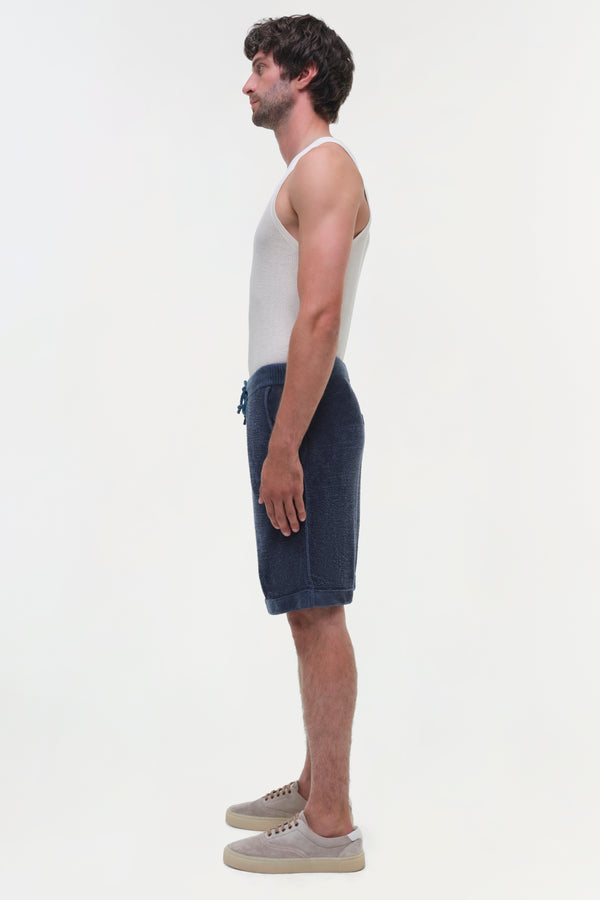 Jonathan Simkhai Warrin Terry Knit Shorts STEEL