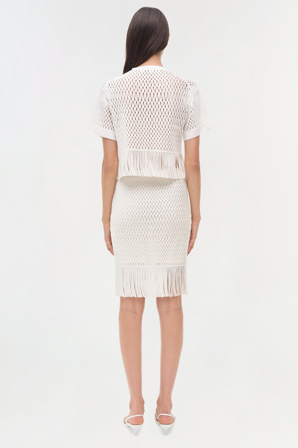 Jonathan Simkhai Xavia Skirt Ivory