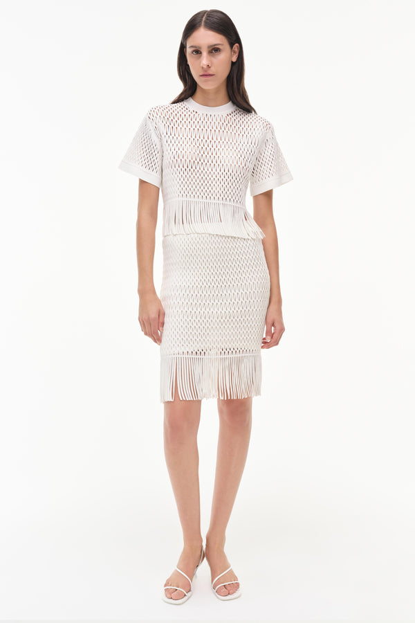 jonathan simkhai Xavia Skirt Ivory