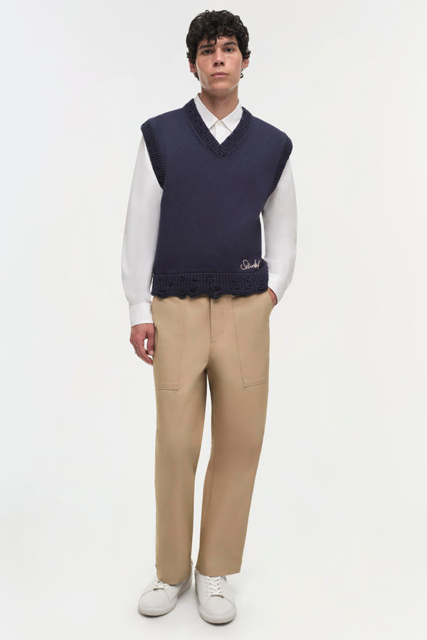 Jonathan Simkhai Zayn Vest MIDNIGHT