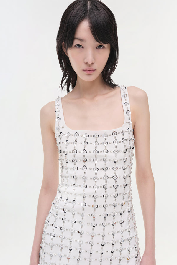 Jonathan Simkhai Ziva Dress WHITE MULTI