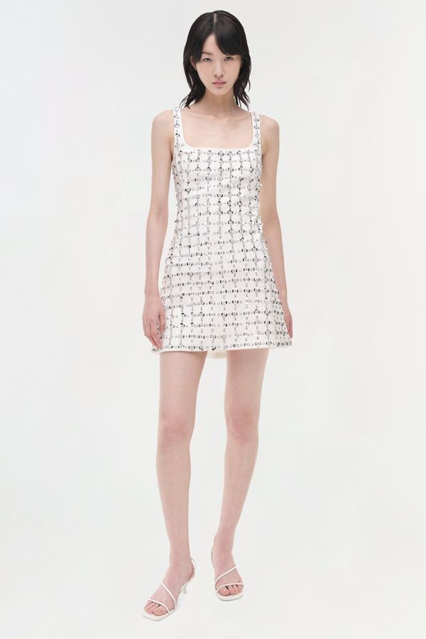 jonathan simkhai Ziva Dress WHITE MULTI