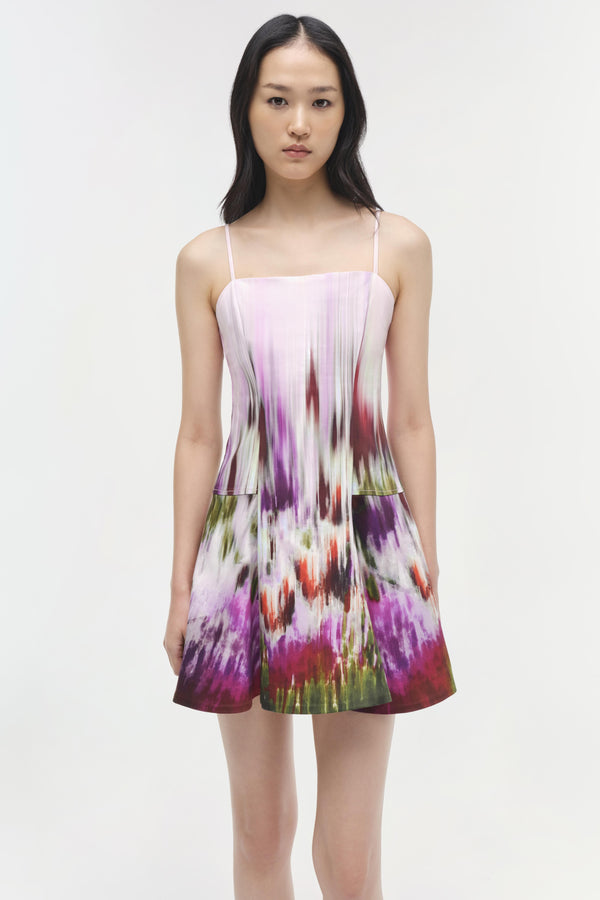 Jonathan Simkhai Judie Mini Dress SORBET MOTION BLUR